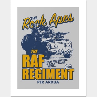 RAF Regiment Rock Apes Posters and Art